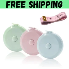 3 Pack Tape Measure Measuring Tape for Body Fabric Sewing Tailor Cloth Knitting