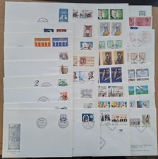 + 33X FINLANDIA 1984 - FDC - ARCHITETTURA - AEREI - VACANZE - ARTE