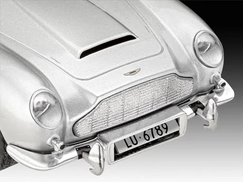 Revell 14554 Aston Martin DB5 James Bond 007 Goldfinger 1/24 Model Kit Silver - Immagine 4 di 4