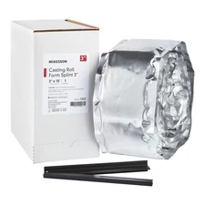 McKesson Padded Splint Roll 3" x 15' Fiberglass White 1303 2 Ct