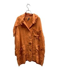 ISSEY MIYAKE PwRMANwNTw          hooded coat orange