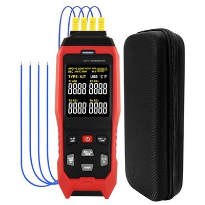 Thermocouple Thermometer Temperature 4 channel k type Data Logger 