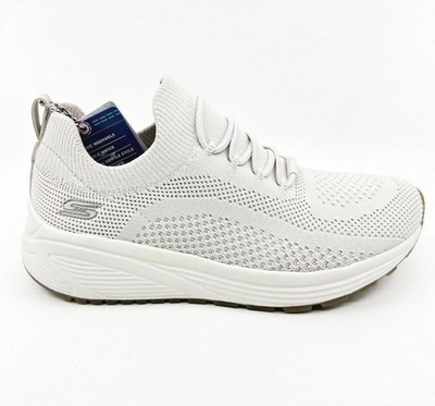 Skechers Bobs Sparrow 2.0 Allegiance Crew Off White Womens Stretch Fit Sneakers