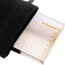 Facmogu VTA Verifier Ruler, Azimuth Ruler Clear Acrylic 