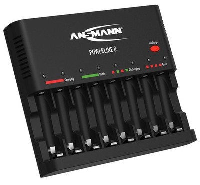 ANSMANN Ladegerat Powerline 8 (UK IMPORT) ACC NEW