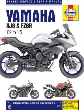 Yamaha XJ6 & FZ6R Fazer (09-15) Repair Manual Haynes