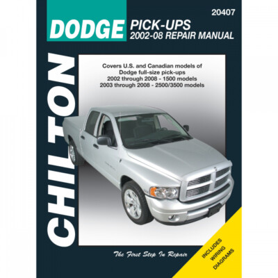 Dodge RAM 1500 2500 3500 2002-2008 Werkstatthandbuch Chilton