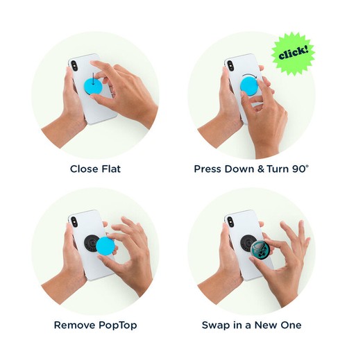 NEW PopSockets Phone Grip & Stand Pop Socket Universal Phone Holder Wallet - Picture 139 of 206