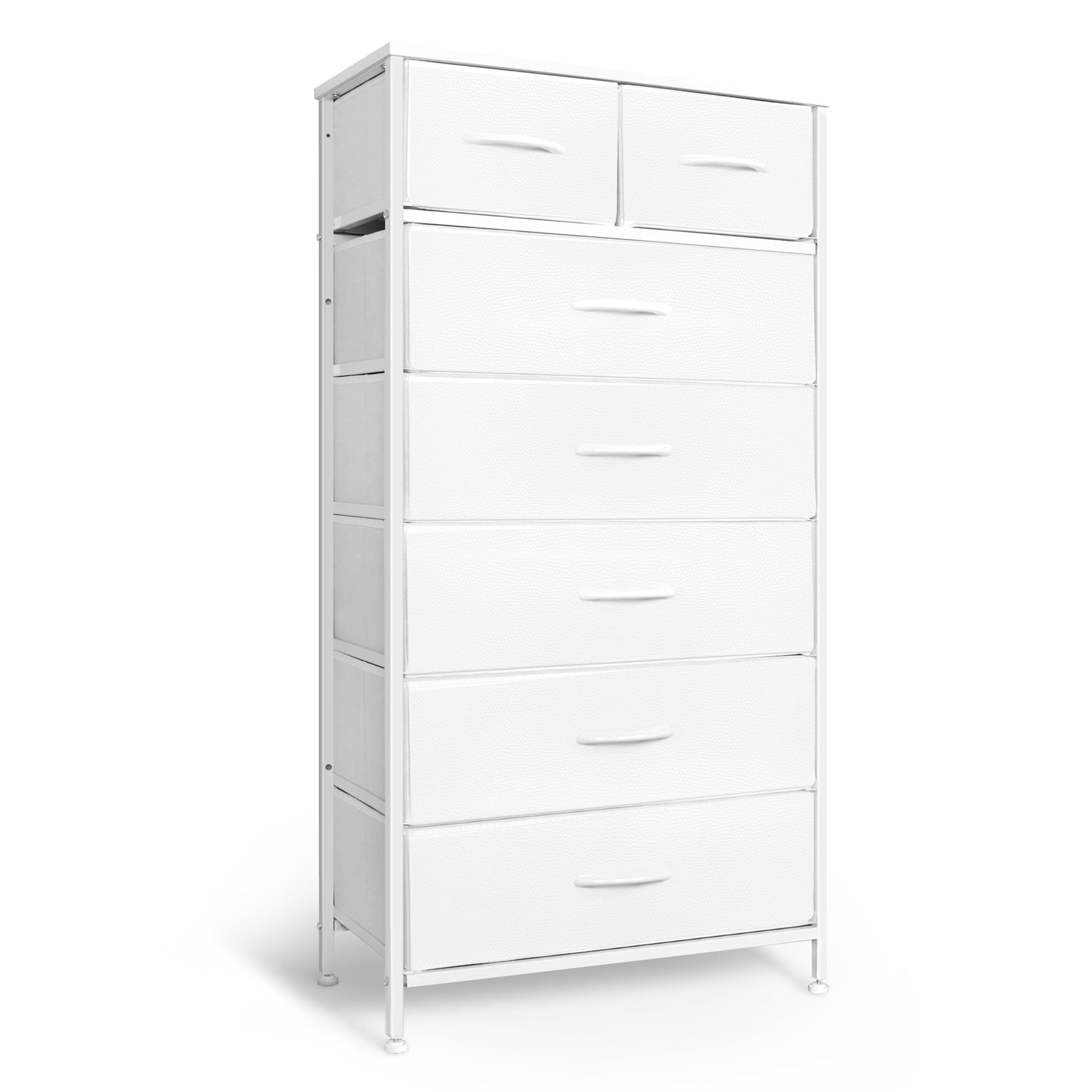 Tall 7-Drawer Dresser for Bedroom Vertical Storage Organizer Tower Chest with Ample Space and Sleek Design