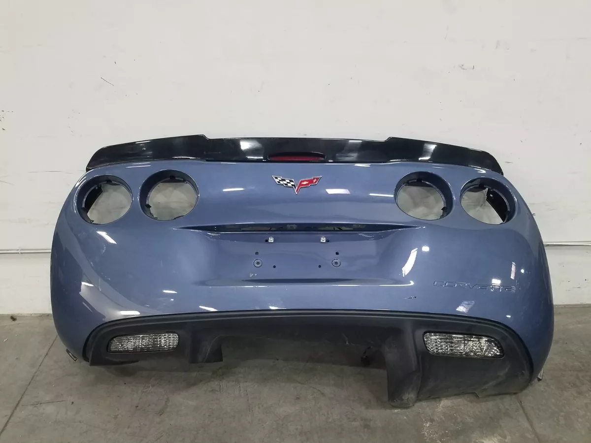 2011 Chevy Corvette C6 Z06 Rear Bumper Diffuser Damage 0235