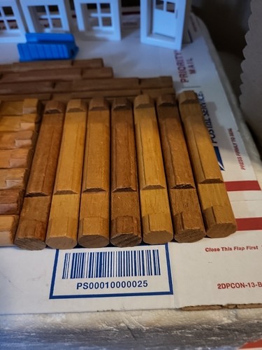 Lincoln Logs From Stage coach Station (Incomplete) 73 Pieces See Photos Descrip - Picture 4 of 14