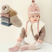 Coral Fleece Floor Socks Knee High Socks Toddler Floor Socks Baby Socks Newborn