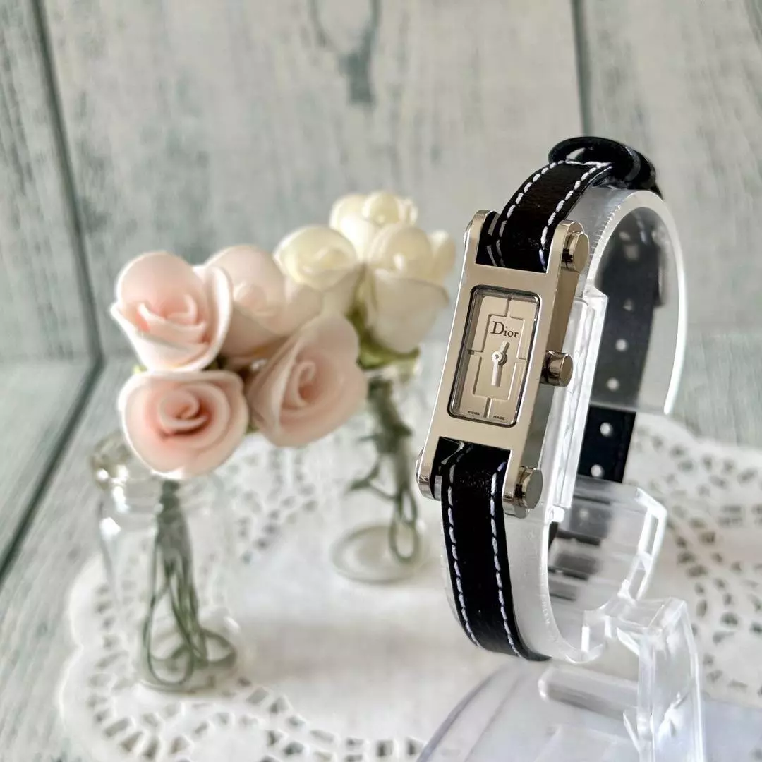 Montre Christian Dior argent et noir woking