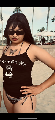 Tupac All Eyes On Me Women's spaghetti strap tank tops
