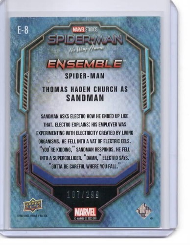 Thomas Haden Church 2023 Marvel Spider-Man No Way Home Red & Gold Foil /299 - Bild 2 von 2