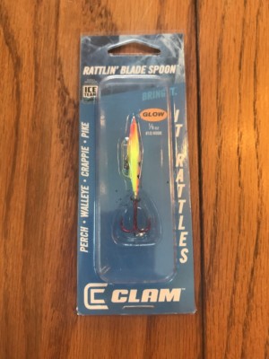 Clam Rattling  Klinge Löffel Leuchtende 3.7ml 10 Haken Tabelle Tiger Schiffe N
