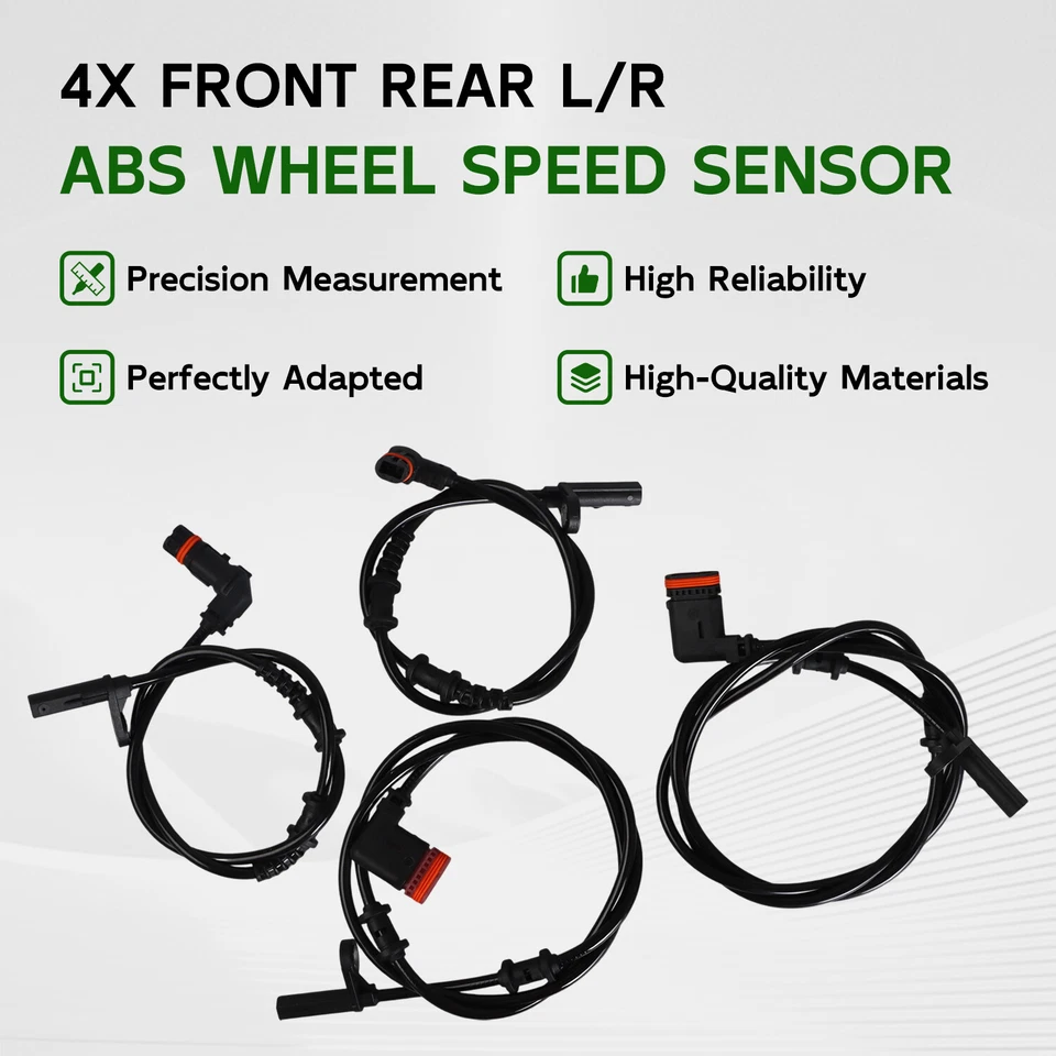 4x ABS Wheel Speed Sensor Front Rear L/R Fits for Mercedes C CLK CLK AMG 01-09 - Image 2 of 4