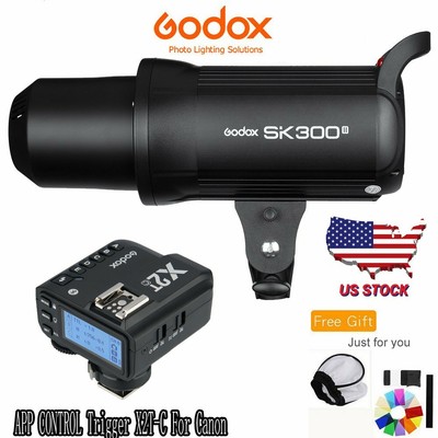 Godox SK300II 300W Studio Flash Strobe + X2T-C Wireless Trigger For Canon Camera