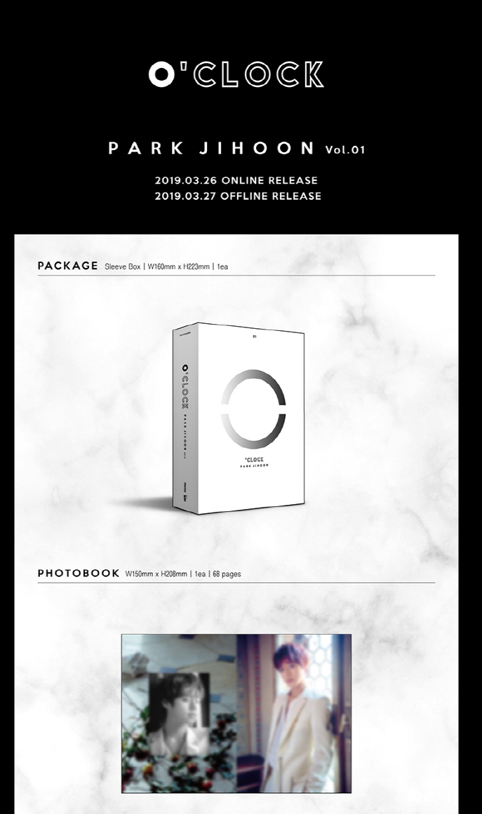K-POP・アジア Park Jihoon/1st Mini Album: OClock 2551-PARK-JIHOON-Mini-Album-