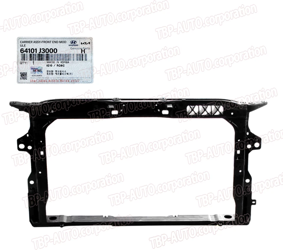 Soporte de radiador GENUINO ® para Hyundai Veloster 2019-2021 64101J3000 Foto 2 de 2