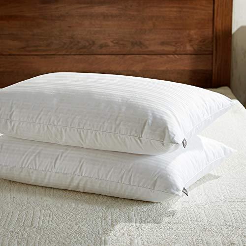 downluxe Goose Feather Down Pillow Set of Bed Pillows for