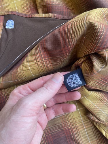 Dixxon Flannel Goldfield Shirt Yellow Brown Plaid Button Workwear 5XL - Picture 11 of 13