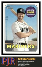 2018 Topps Heritage #641 Andrew Romine Seattle Mariners  EXTRA 35% OFF 4+