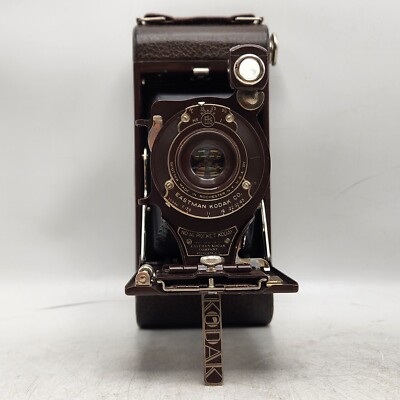 Vintage Kodak Eastman Brown No.1A Pocket Folding Camera w/ Kodar