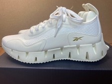 Reebok Women's Zig Dynamica CL Lace Up Running Shoes US 8 Chalk White