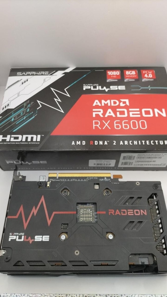 Sapphire Pulse AMD Radeon RX 6600 8GB GDDR6 Gaming Graphics