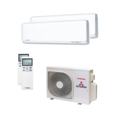 Klimaanlage Mitsubishi Heavy 2x SRK20ZSX-WF + SCM40ZS-W -4,0|4,5kW Kühlen|Heizen