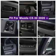 Left Central Control / Air Vent Trim For Mazda CX-30 2020-2025 Black Accessories