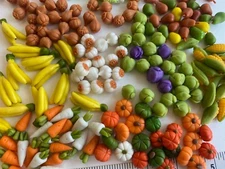 wholesale Food 1:12 Dollhouse Miniature  handmade clay Vegetable fruit market