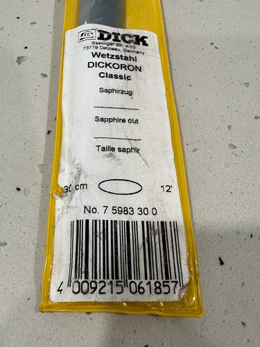 F Dick Dickoron Classic 30cm Oval Sapphire Cut Knife Sharpening Steel 7 5983 30 - Foto 5 di 5