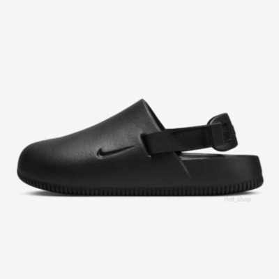 ★ Nike★ Cam Mule W Black FB2185001 FB2185-001 Nike Women's Calm Mule Shoes 'Black' (FB2185-001
