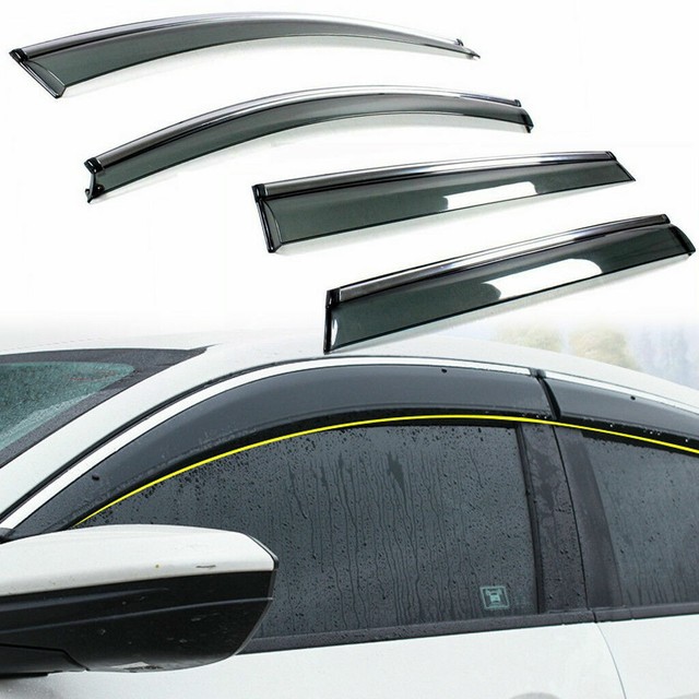 4x Clip on Window Side Visor For Kia Sorento 20162020 Rain Sun Wind