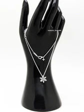 NEW Authentic PANDORA 925 Sparkling Herbarium Cluster Pendant Necklace 392387C01