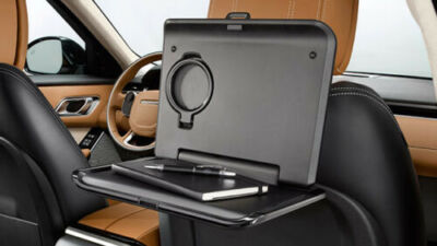 ランドローバー純正「クリック＆ワーク」折りたたみ式テーブル・「クリック＆ゴー」 FACTORY OEM LAND ROVER CLICK AND GO FOLDING SEAT BACK TABLE