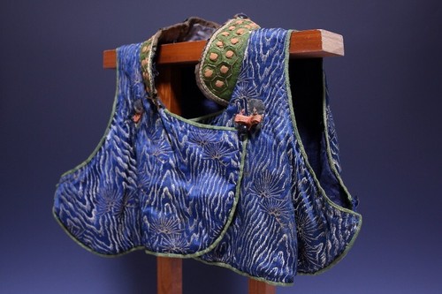 Japan Antique Edo battle manchira chest protector yoroi armor samurai katana 767 - Bild 4 von 10