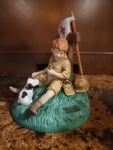 Norman Rockwell COLLECTOR'S CLUB Pfadfinder 1982 - The Hero Worshipper - Bild 1 von 5