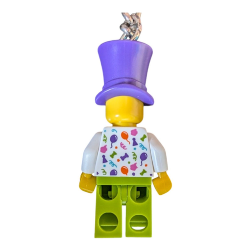 LEGO Classic Portachiavi/Portachiavi Minifigure Ragazzo Festa Compleanno 854066 - Foto 4 di 6