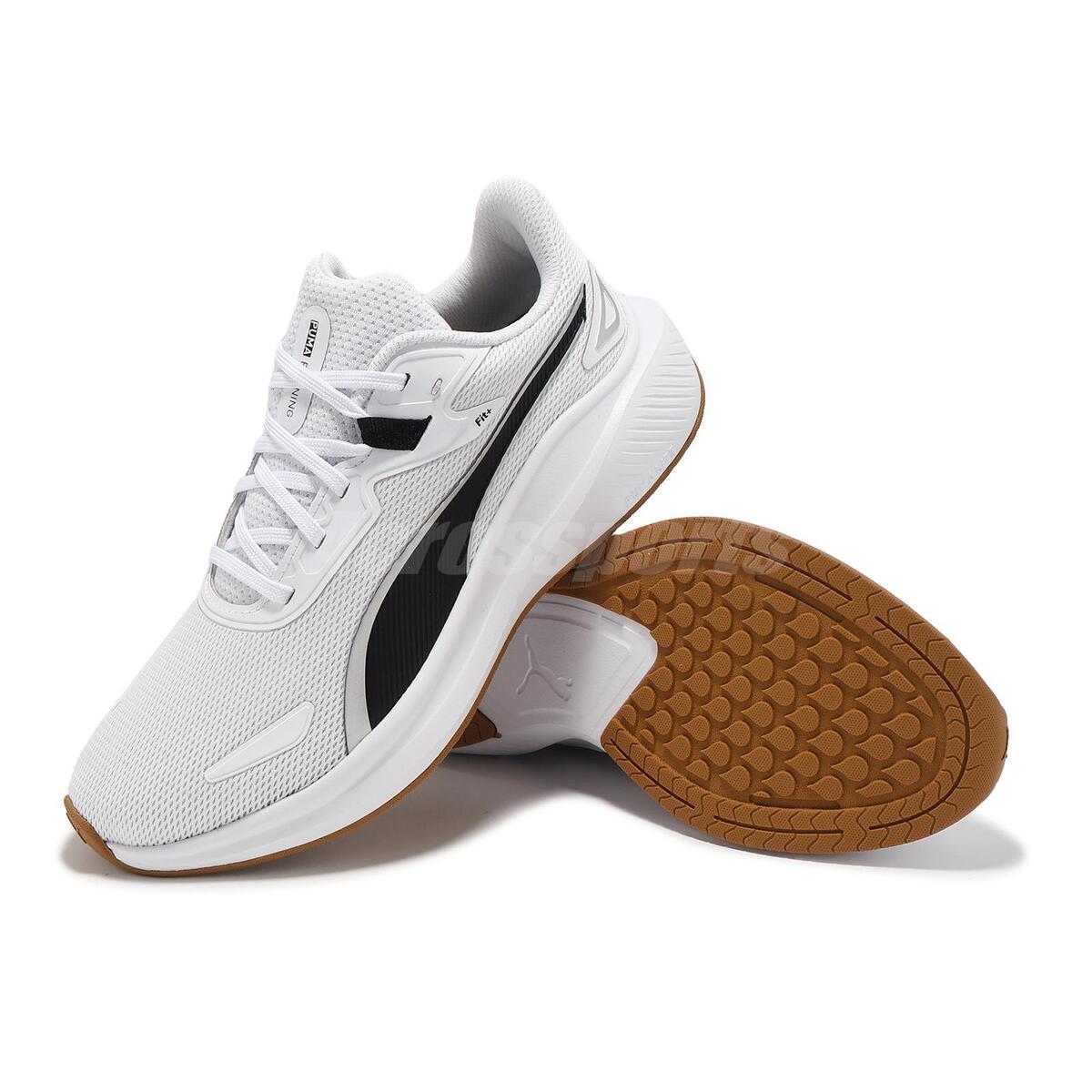 Puma Skyrocket Lite White Black Silver Men Unisex Road Puma Skyrocket Lite White Black Silver Men Unisex Road