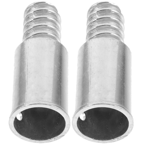 2 Pcs Threaded Connector Broom Handle Replacement Broomstick Tip