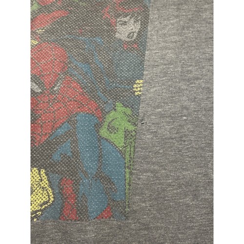 Marvel Comics Superheroes Faded Gray Graphic T-Shirt Men's Size 3XL (READ) - Picture 6 of 12