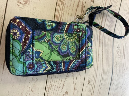 Vera Bradley Wristlet Wallet Billfold Paisley Print - Picture 3 of 8