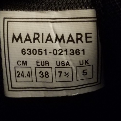 Zapatilla deportiva Maria Mare para mujer negra/negra sin cordones talla 7,5 - Imagen 6 de 12