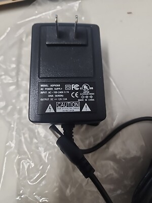 12V 2A AC Power Adapter Model ADPV26B 100-240V Input - Black