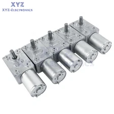 GW370 DC12V Gear Reduction Motor/Worm Reversible Torque Geared Motor 1RPM-250RPM