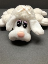 Vintage 9  Tonka Pound Puppy Furries Plush White Poodle Dog Stuffed
