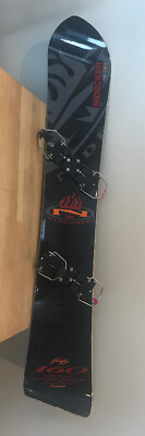Vintage Nidecker Streamer Goofy 160cm Snowboard Plate Binding Rare & Unusual